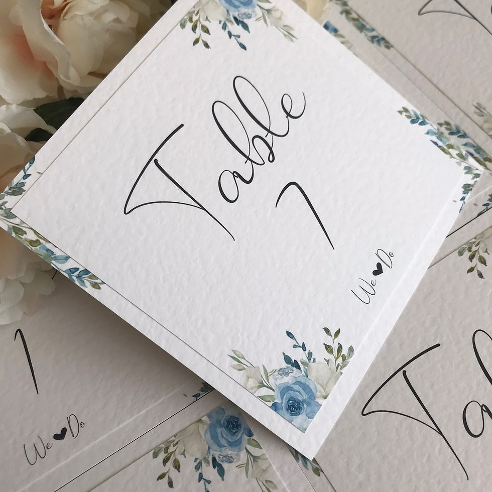 Thumbnail: Madelyn Rustic Floral Table Numbers