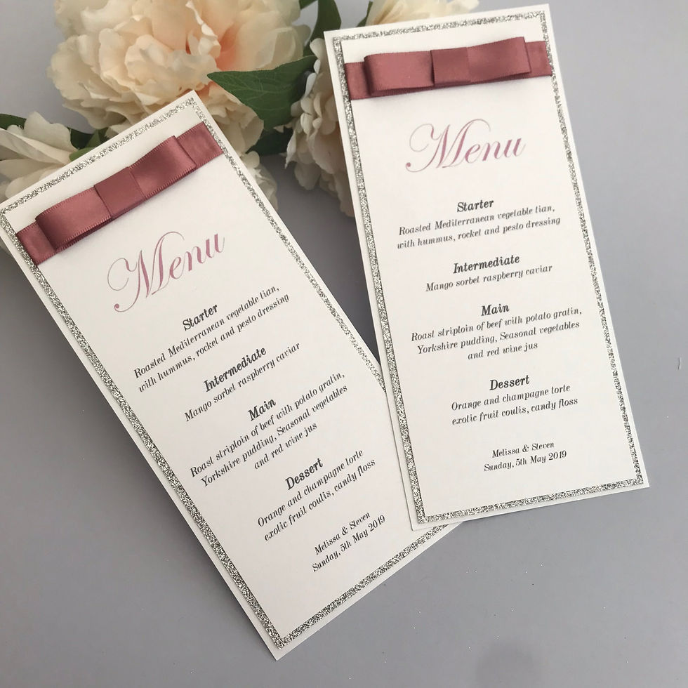 Thumbnail: Melissa Menu Cards