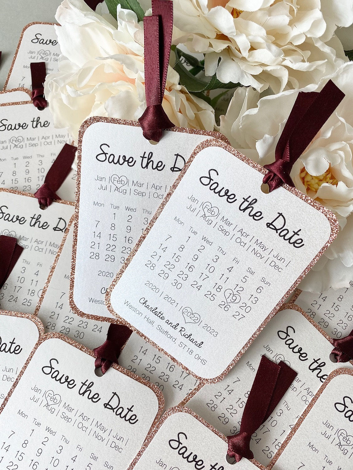 Savannah Tag Save the Date Calendar