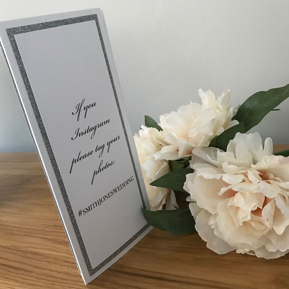 Thumbnail: Bella Table Number and Menu Cards