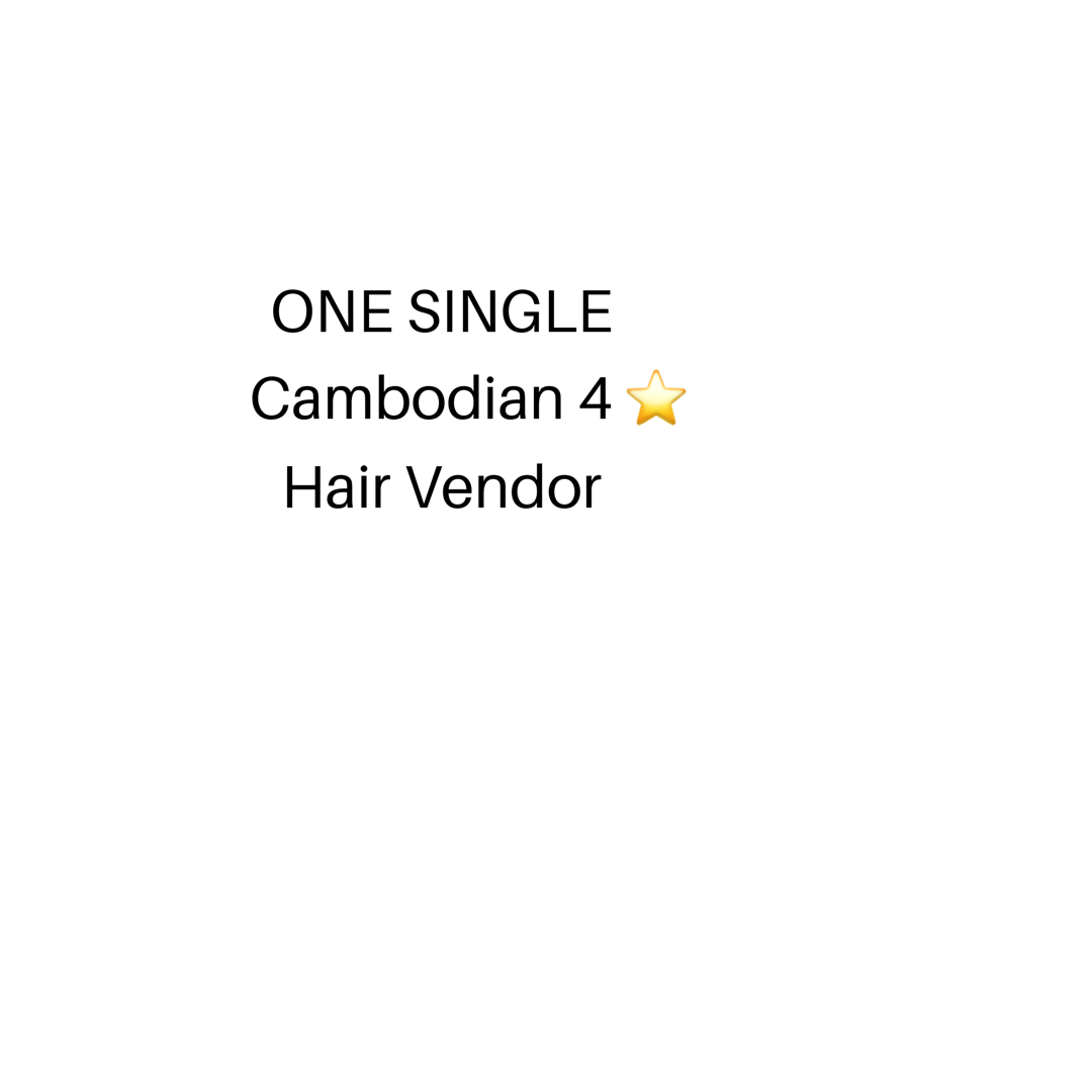 Single 4 Star Cambodian Hair Vendor