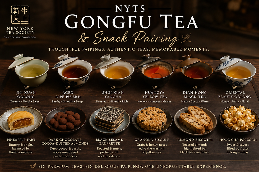 NYTS Gongfu Tea and Snack Pairing