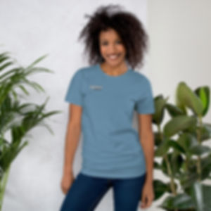 Unisex t-shirt with Soggy Bottoms Kayak Club design - front and back