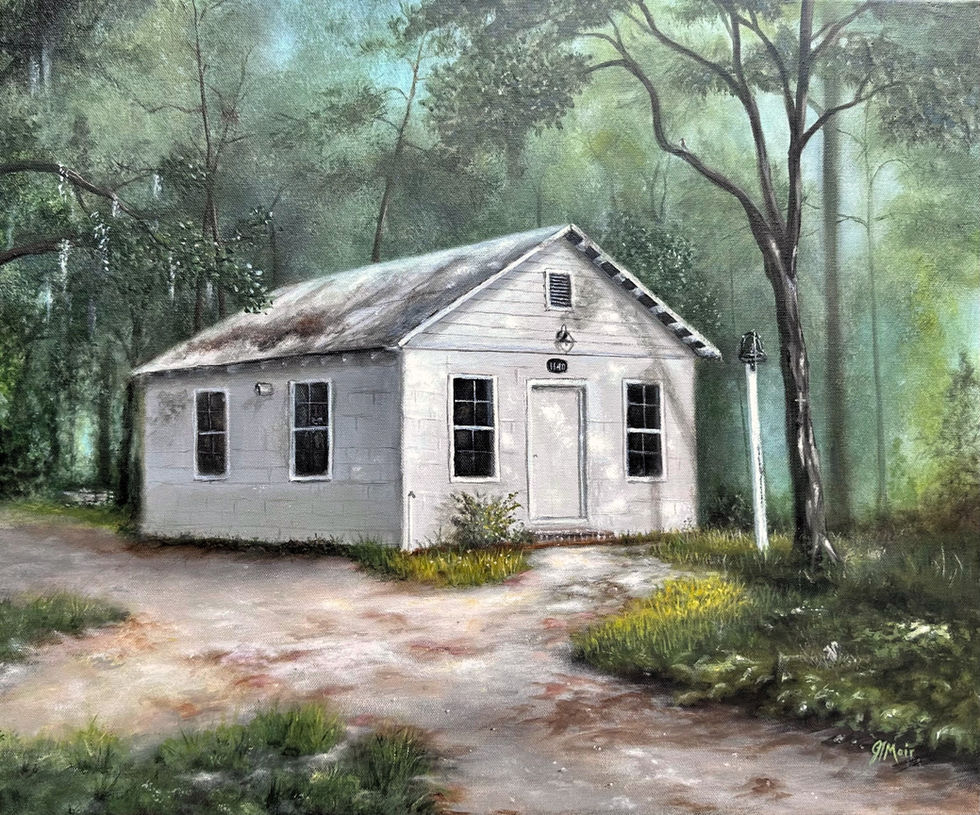 Prayer Chapel in Richmond Hill, GA.  This prayer chapel was the Zion Baptist Church.  Built 1899.