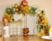 Hintergrundsystem 2tlg. in Gold