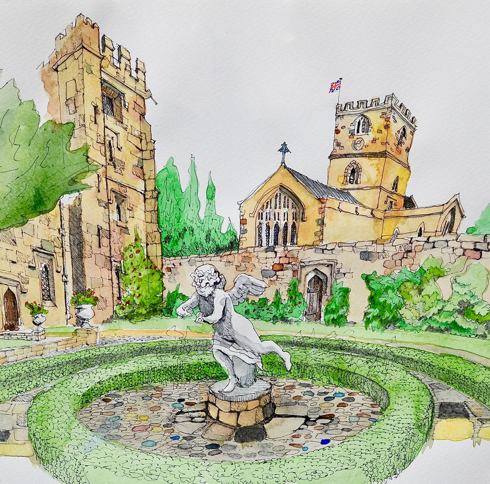 St Michael's Church and Pope's Tower, Stanton Harcourt