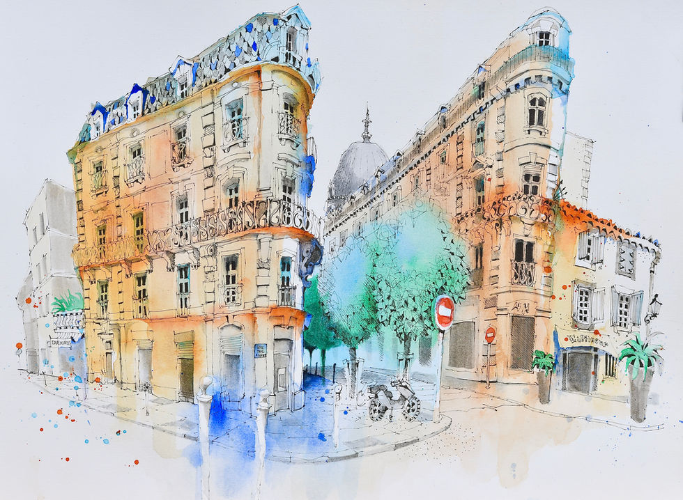 Rue Paul Riquet, Beziers