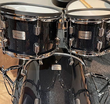 Black drum set