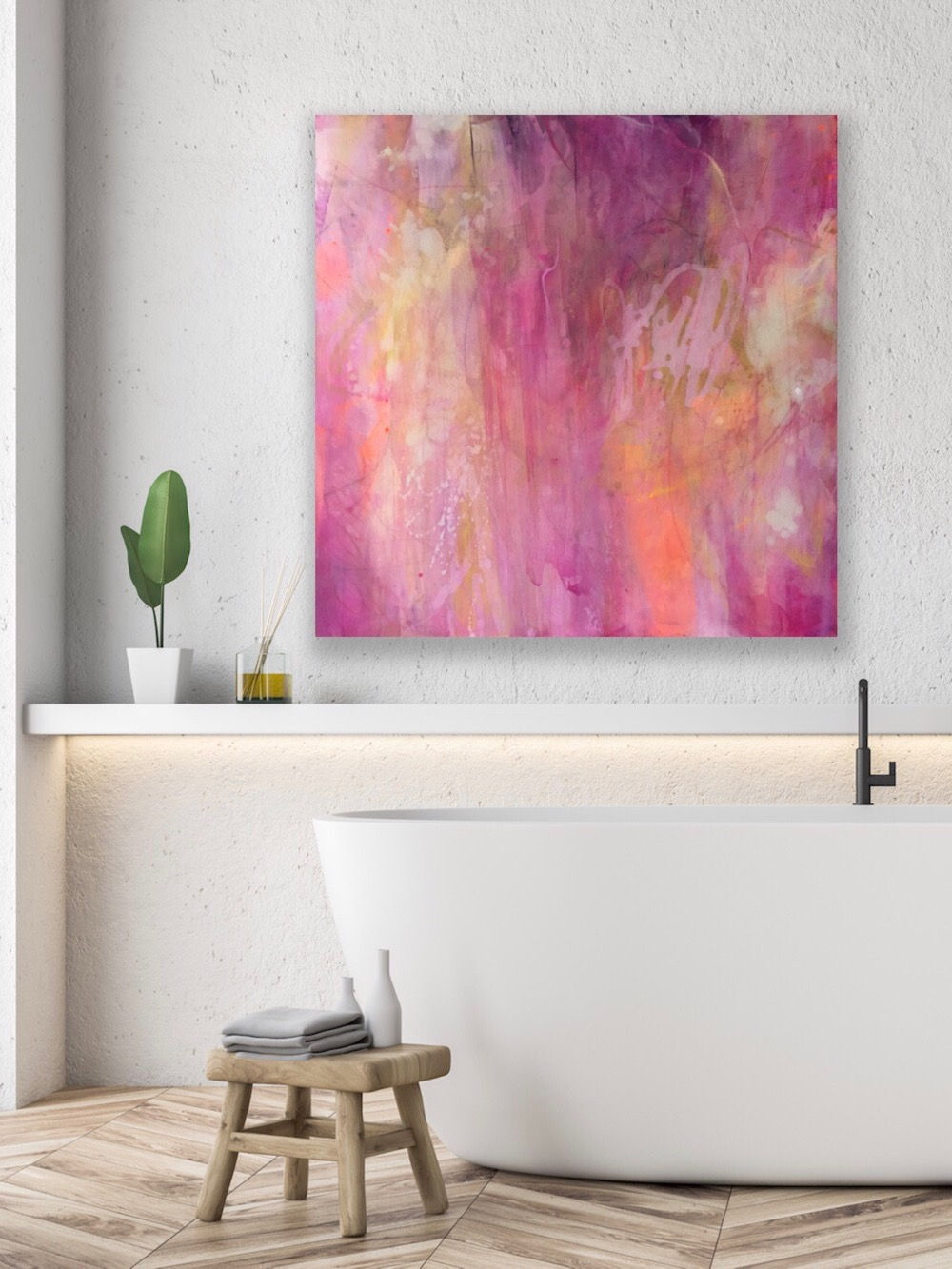 "Lipstick Please!" 36"sq