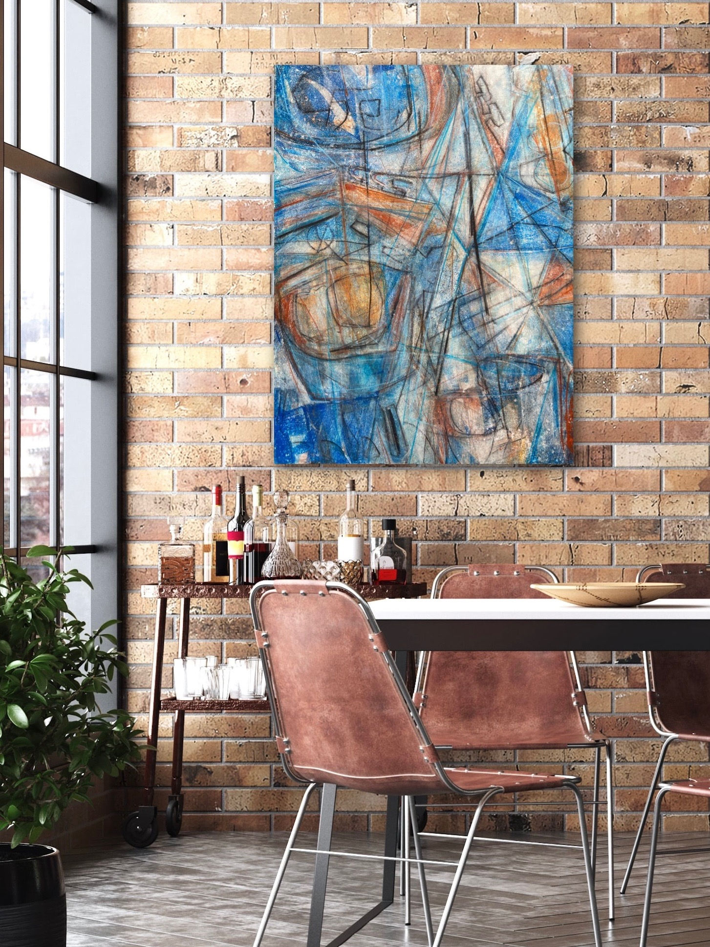 "All That Jazz, Paris" triptych