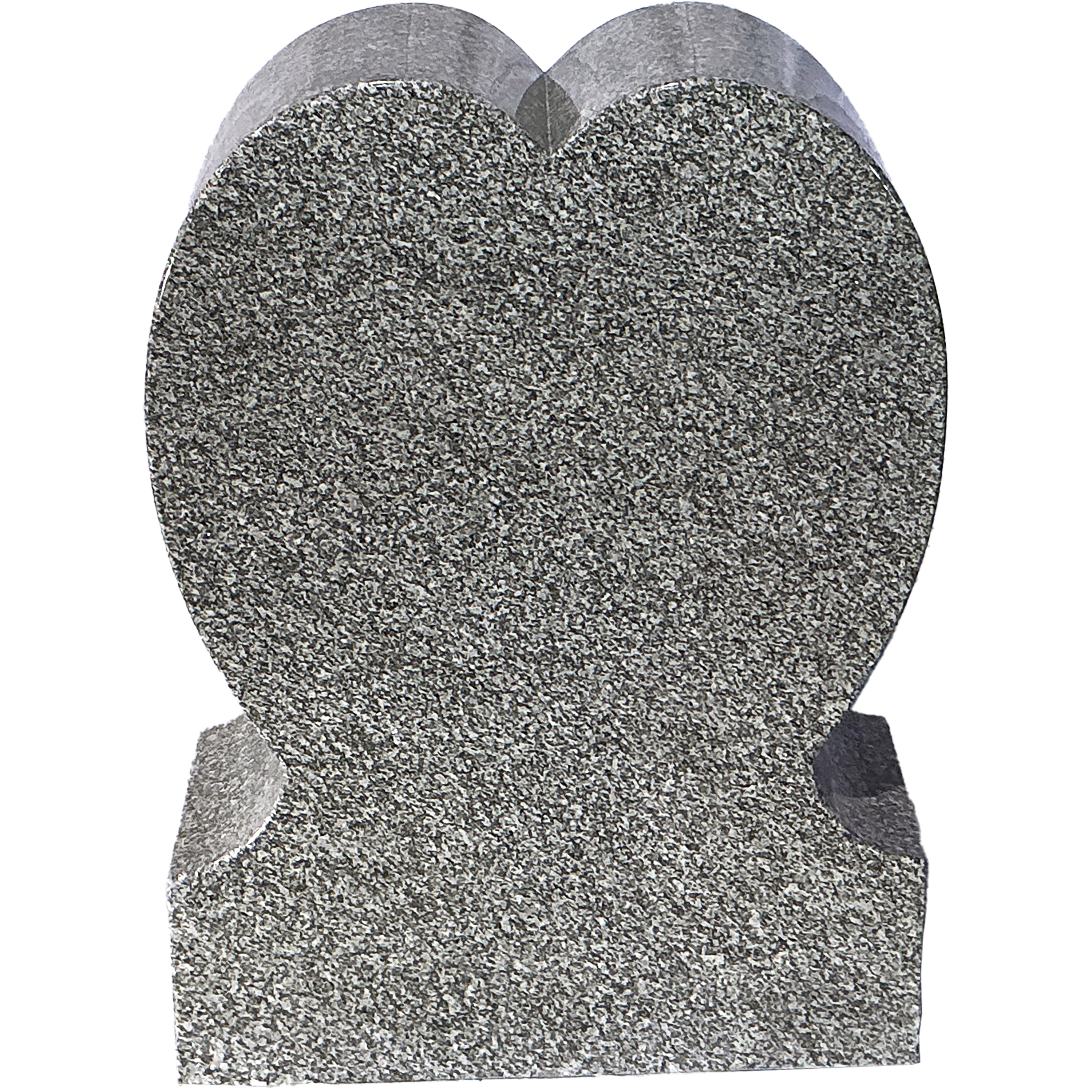 Imperial Grey Single Heart Die. All Polished.