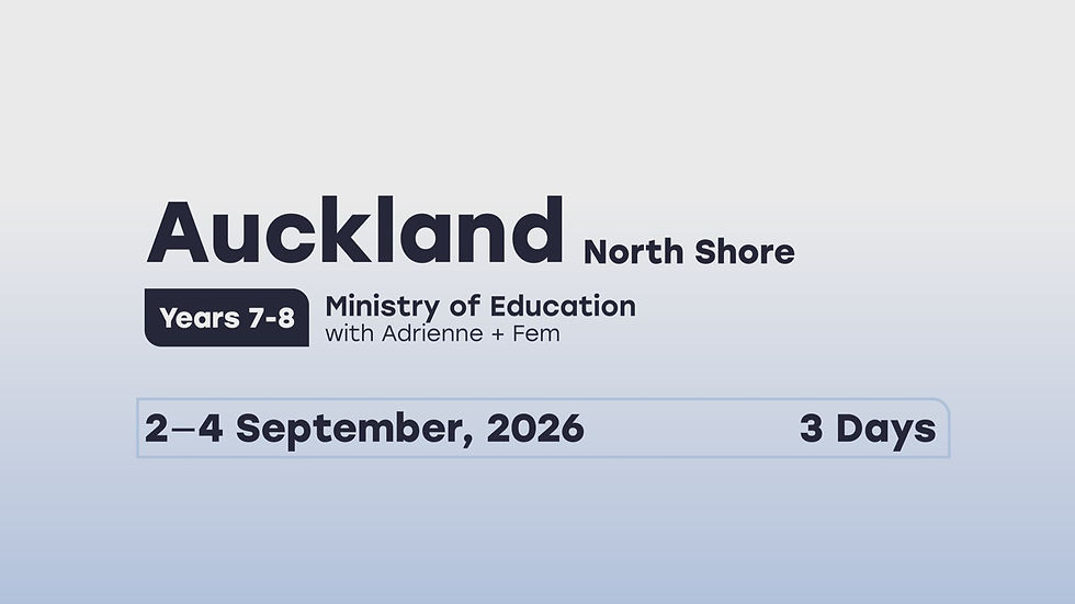 Years 7-8 Ministry of Education Funded — Auckland (North Shore)