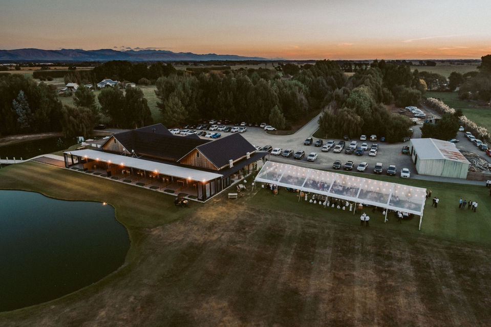Clear Marquee at Wedding in Palmerston North