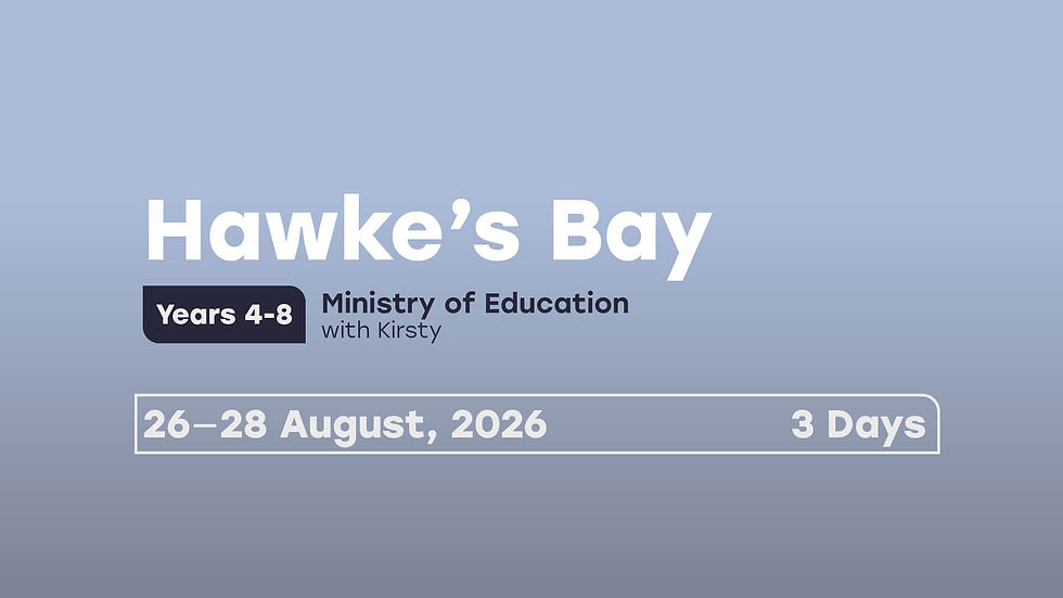 Years 4-8 Ministry of Education Funded — Hawke's Bay