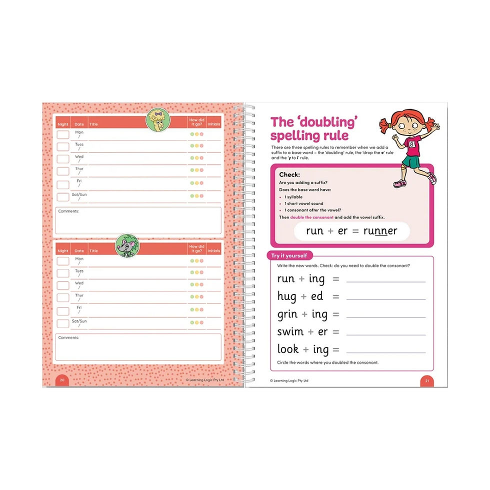 Little Learners Love Literacy Home Reading Journal Year 2 inside preview