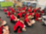 Te Mata School student reading aloud to a classmate during a fluency session