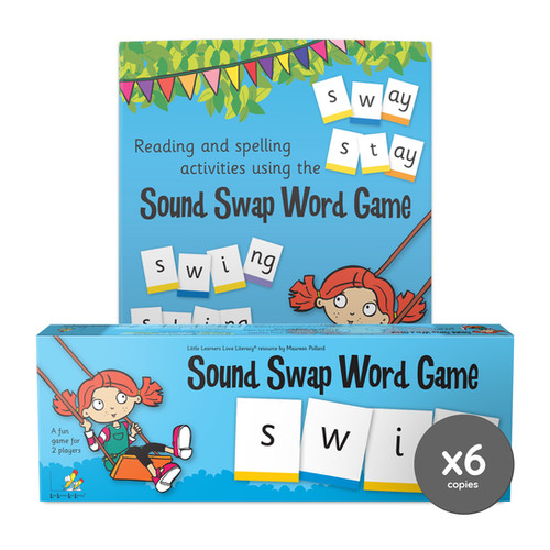 Sound Swap Word Game plus Word Chain Book (6) | Liz Kane Literacy