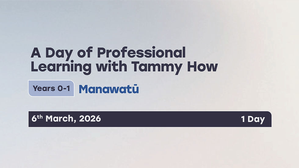 A Day of Professional Learning with Tammy How: Manawatū