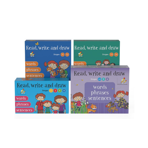 Read, Write and Draw Pack (Pack of 4) Liz Kane Literacy