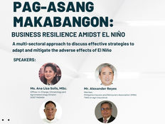 Sa Init May Pag-asang Makabangon: Business Resilience Amidst El Niño on April 25, Thursday