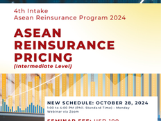 4th Intake: ARP 2024 ASEAN REINSURANCE PRICING (Intermediate Level)