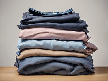 Change of Clothes folded and stack neatl