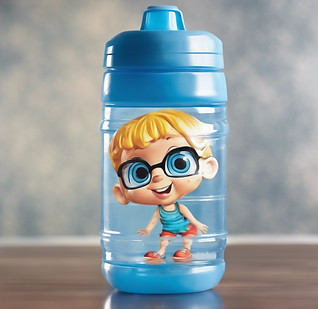Plastic kid or child Water Bottle.jpg