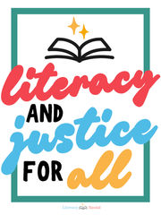 literacy and justice for all literacy social free downloads classroom poster