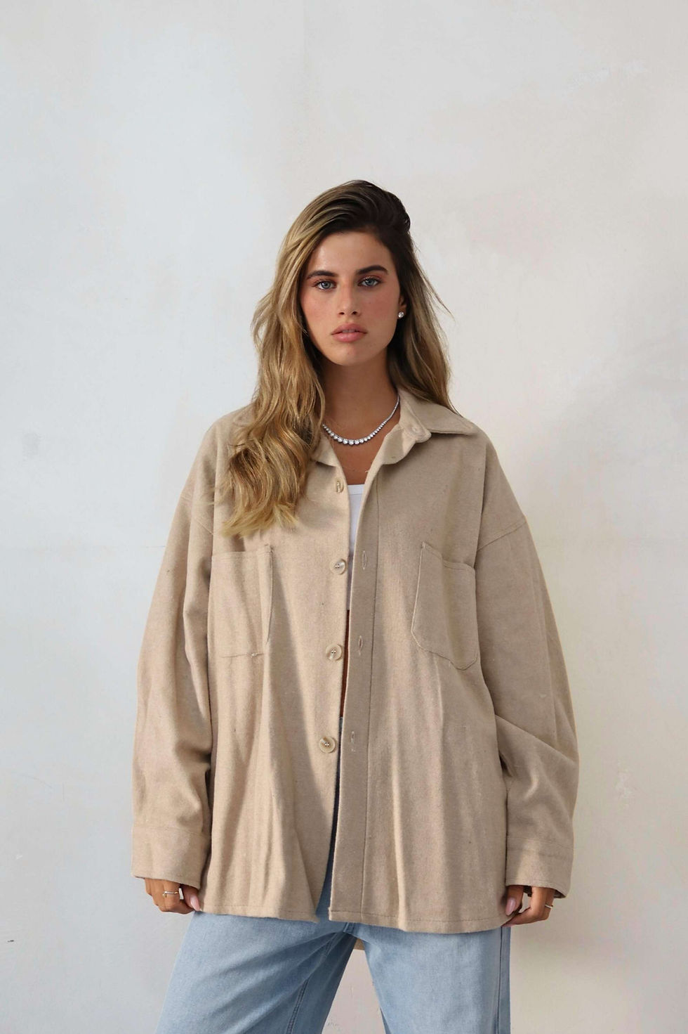 תמונה ממוזערת: ג'קט צמר אוברסייז 