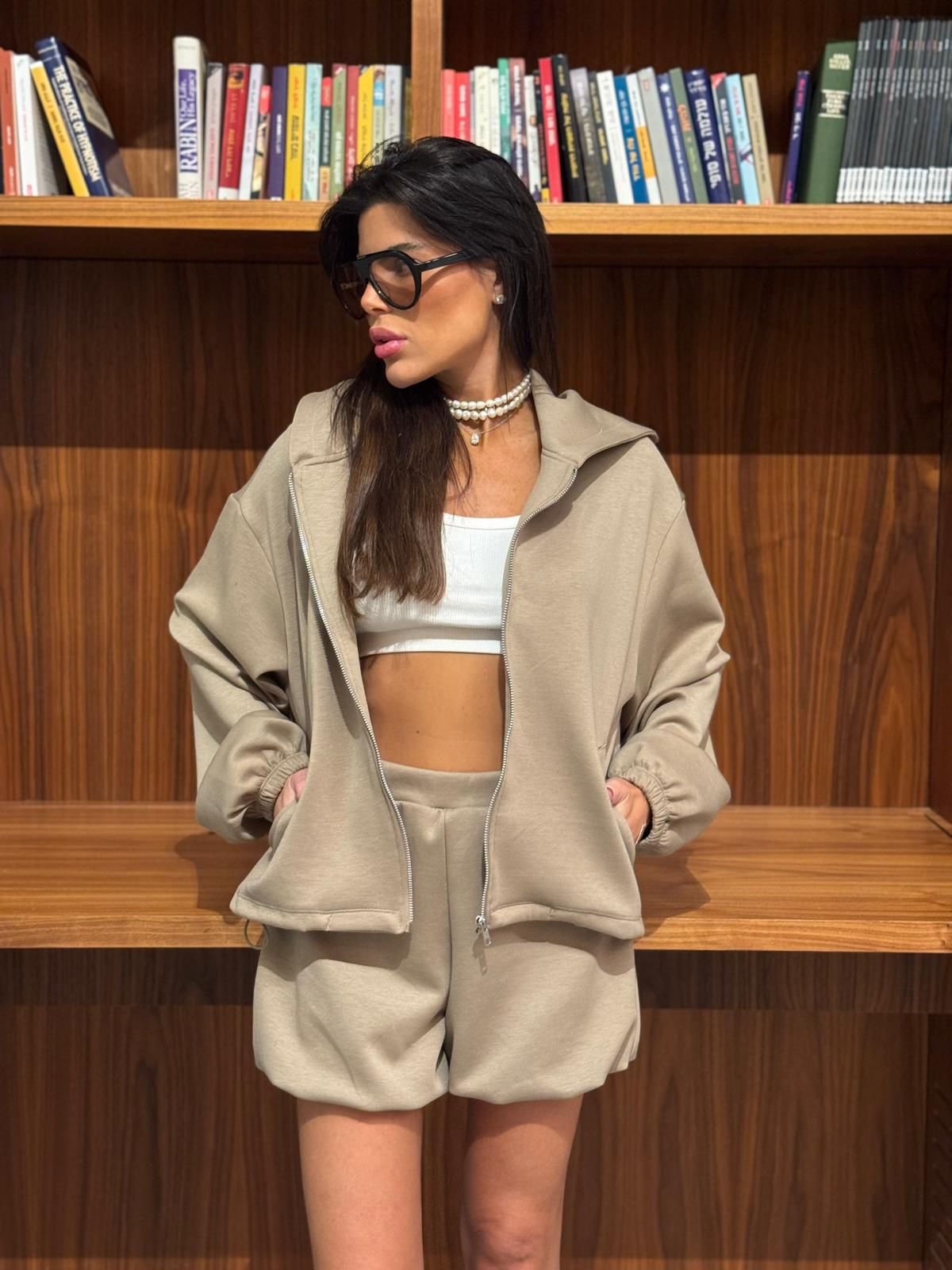 חליפת קפוצ'ון שורט בלון