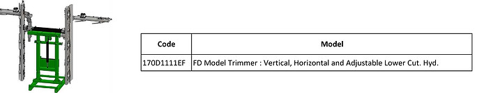 Stagric - FD Model Trimmer Vertical Hori