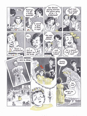 Warning! post it notes and wine can cause brilliance and laughter – illustrated by Kate Charlesworth