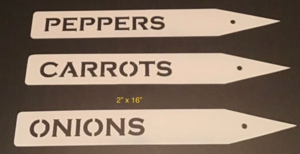 Thumbnail: Custom Garden Row Markers