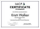 International Association of Canine Professionals Associate Certificate