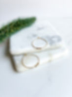 3 beaded hoop earrings