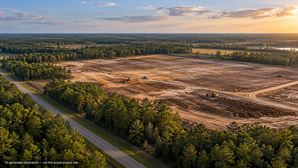 Terafab Site Clearing Advances in Grimes County