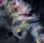 Celestial Tempest - Dynamic abstract painting by Kasia Bialek - Stormy cosmic energy - Original acrylic UK