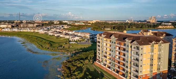 Aerial view of the Dr. Phillips area in Orlando, Florida