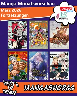 Die Manga Monatsvorschau März 2026