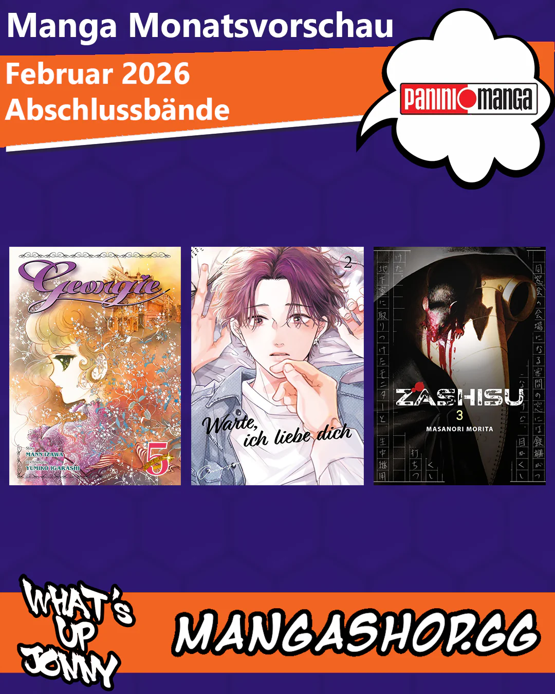 Die Manga Monatsvorschau Februar 2026