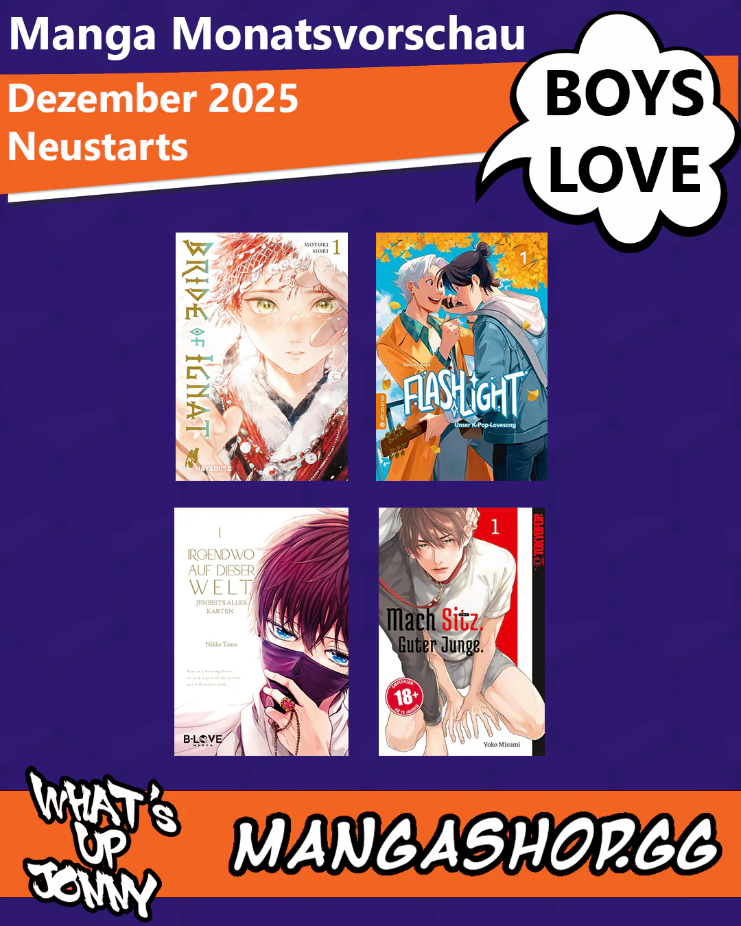 Manga Monatsvorschau für Dezember 2025