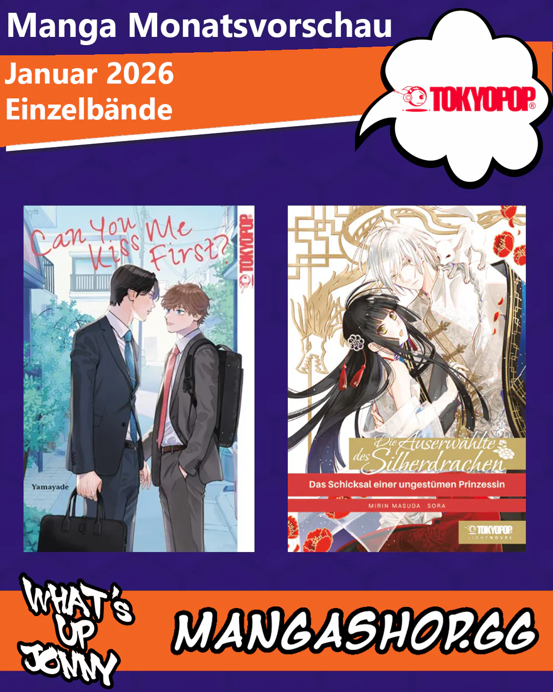 Manga Monatsvorschau Januar 2026