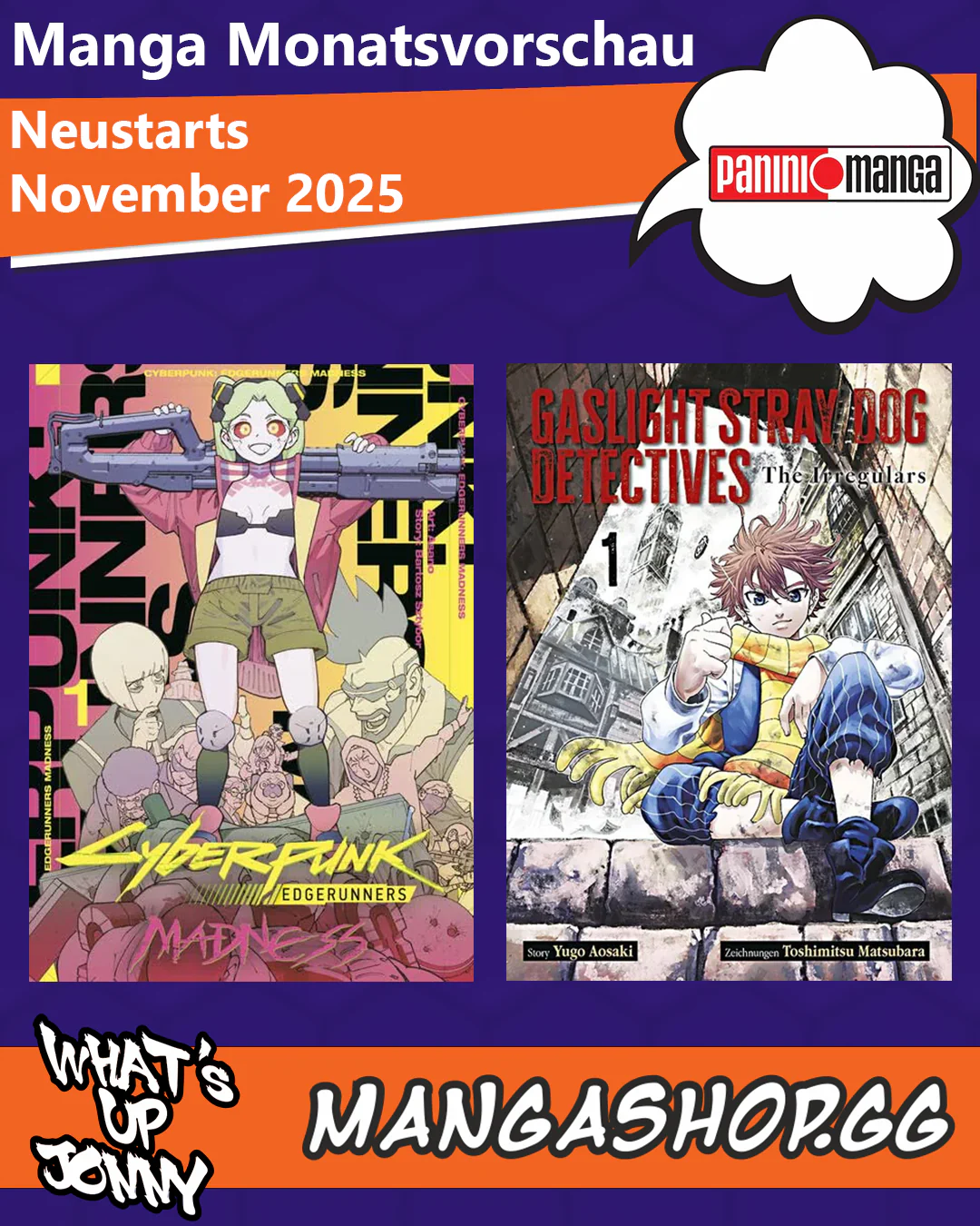 Die Manga Monatsvorschau November 2025