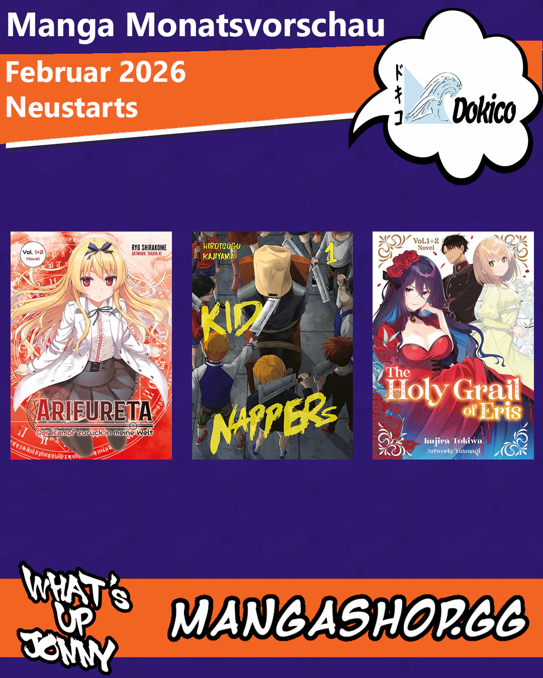 Die Manga Monatsvorschau Februar 2026