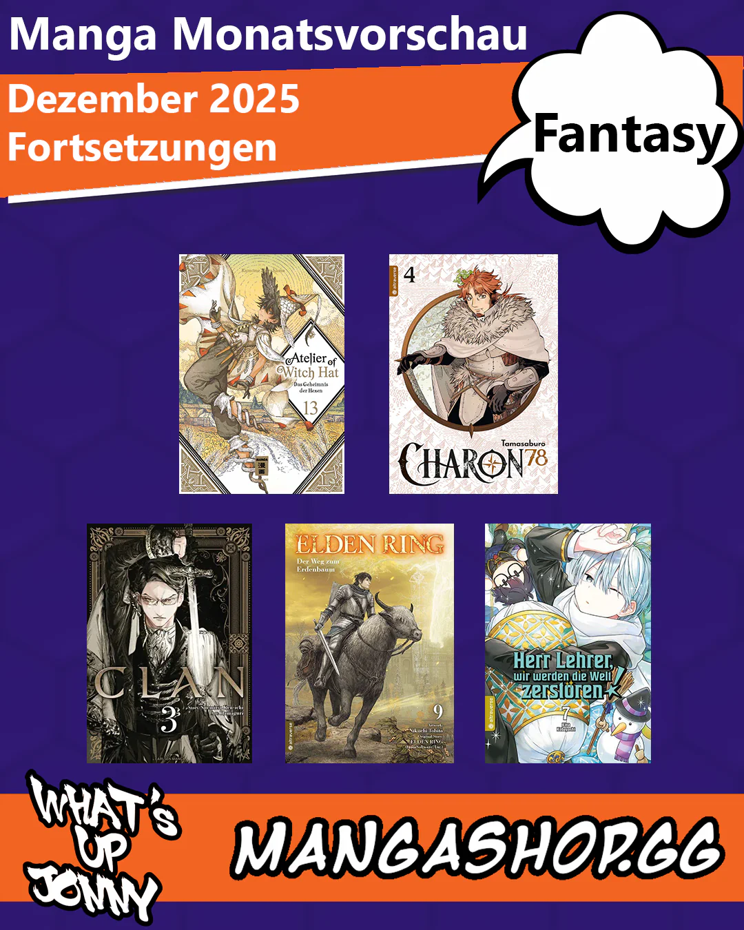 Manga im Dezember 2025!
