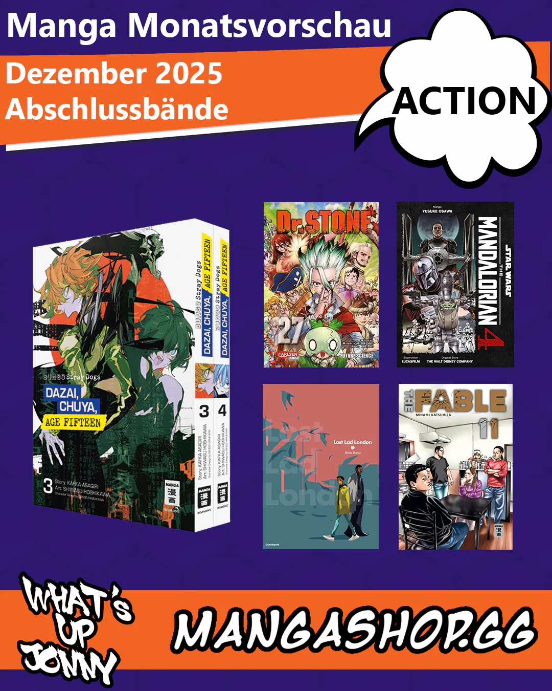 ALLE Action Manga im Dezember 2025!