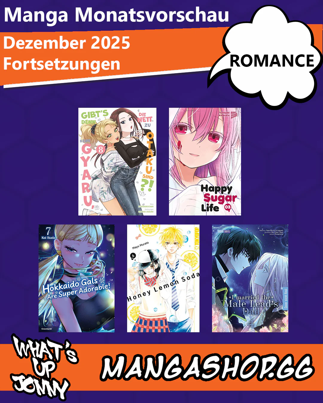ALLE Romance Manga im Dezember 2025!