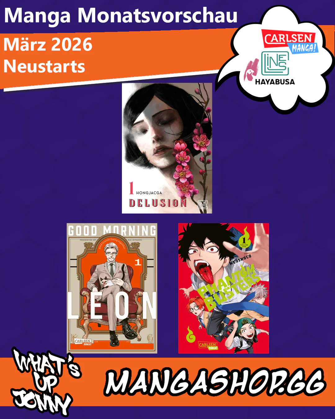März 2026 Manga Monatsvorschau