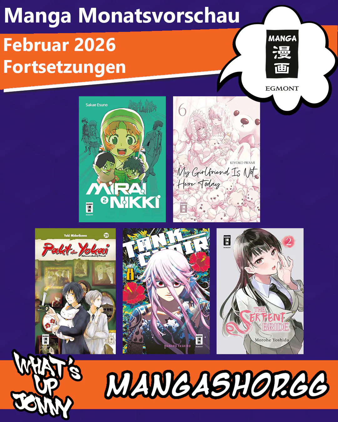 Egmont Manga Februar 2026