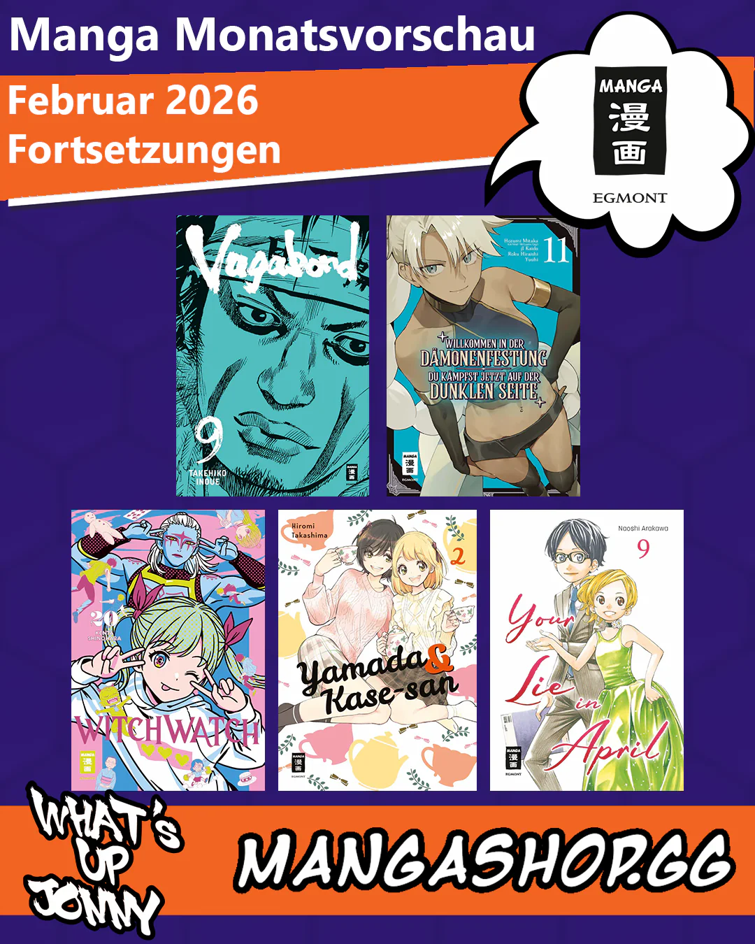 Egmont Manga Februar 2026